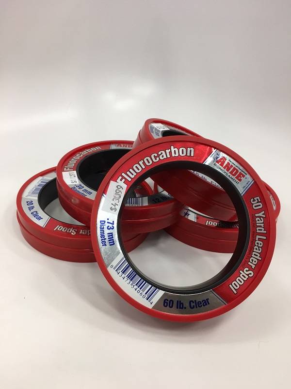 Ande Fluorocarbon Leader 50 yard spool Angling Company