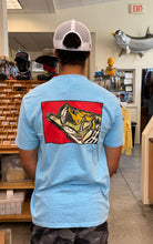 Load image into Gallery viewer, TAC Tarpon on Red Ringspun T-Shirt