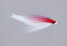 Load image into Gallery viewer, Clouser/Kreh Half &amp; Half Red/White- Size 3/0